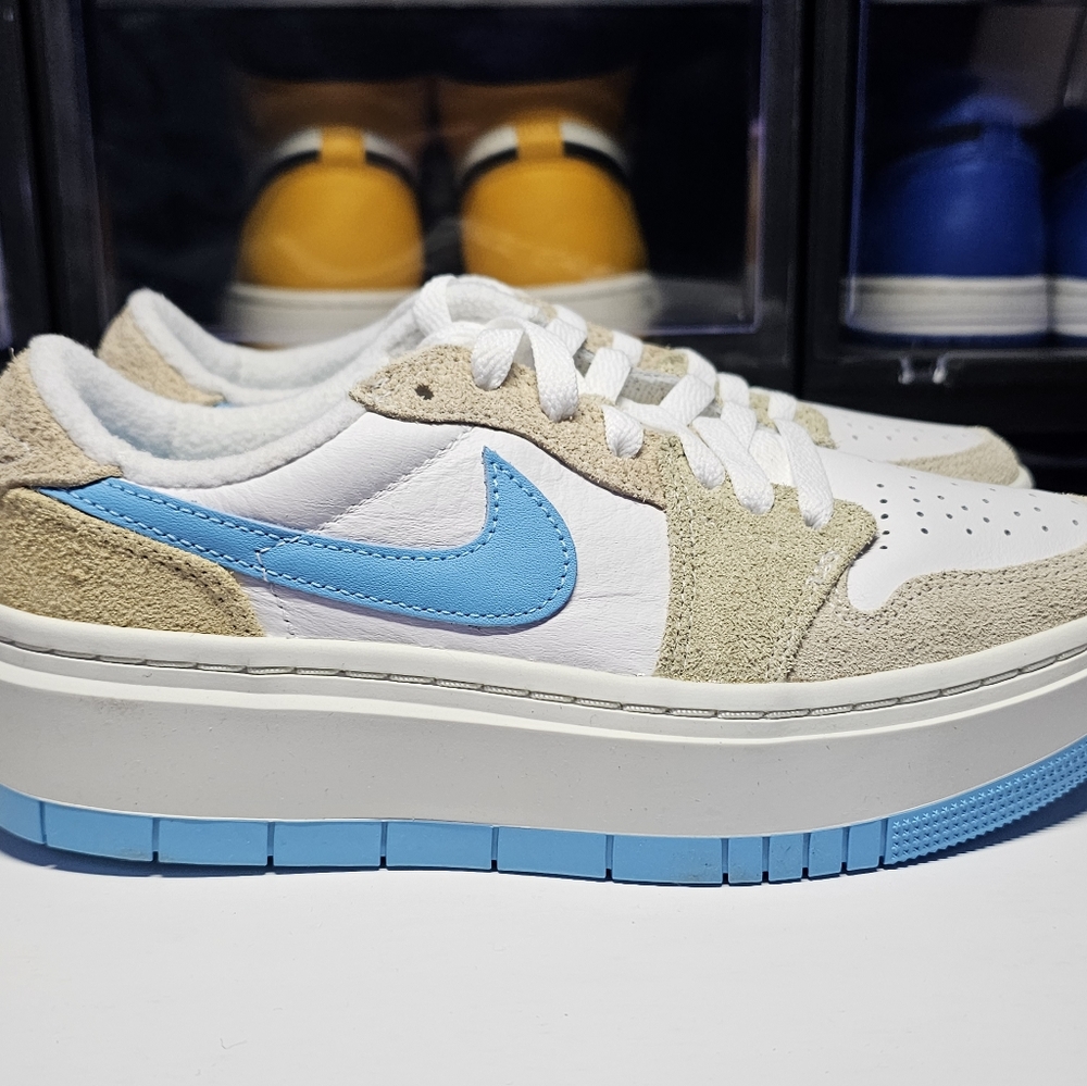 Womens 7 US Nike Air Jordan 1 Retro Low Elevate Platform Salt Lake SE